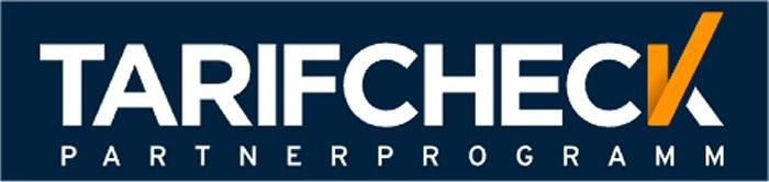 Zu sehen ist das Logo vom: Tarifcheck Partnerprogramm